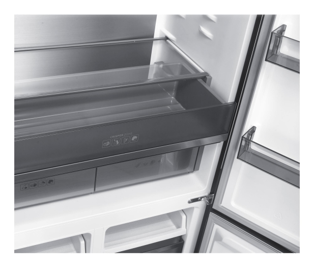 Lodówka MPM 503-SSI-13/D Multidoor Slot-In No Frost 190,2cm Czarne Szkło Do Obudowy 505L - 1502630 - zdjęcie 12